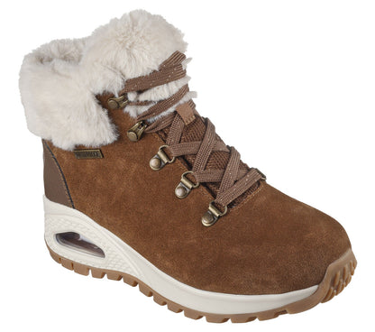 🇨🇭 Skechers Uno Rugged 🔥 Comfortable Winter Boot 🥶 🥾🧤 (Comfort & Elegance ✅)